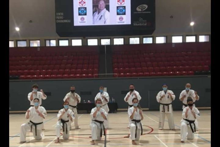 Kyokushin belt grading ceremony, October 3, 2020