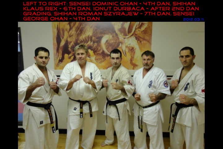 Training at Shihan Roman Dojo, March 11, 2012